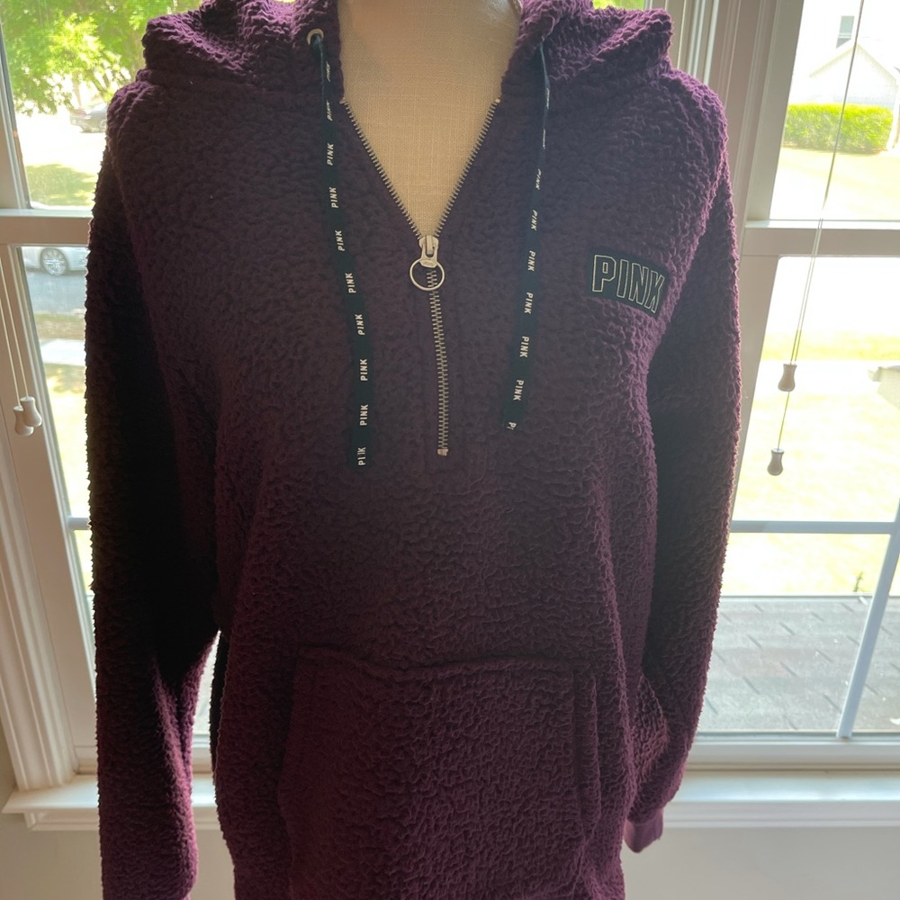 vs pink sherpa jacket